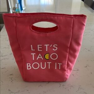 Old Navy Let’s Taco Bout it insulated lunch bag